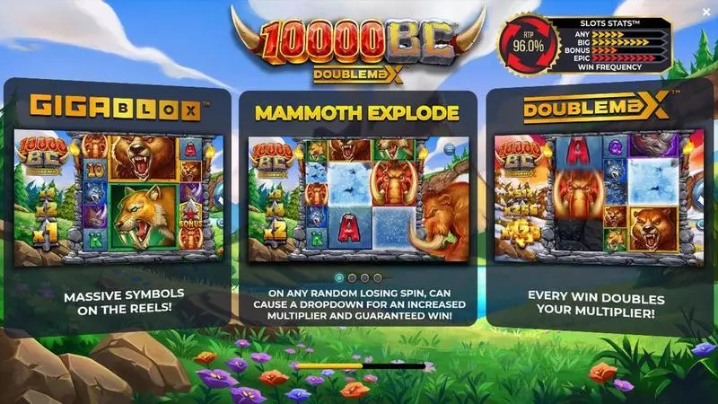 10 000 BC DOUBLE MAX slots Info and Rules