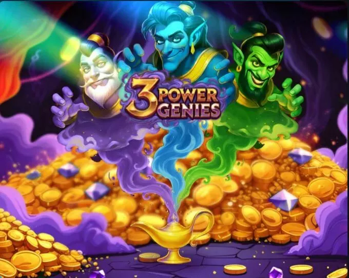 3 Power Genies slots Introduction Screen