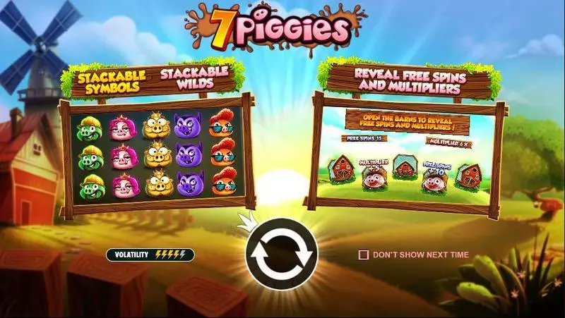 7 Piggies slots Info and Rules