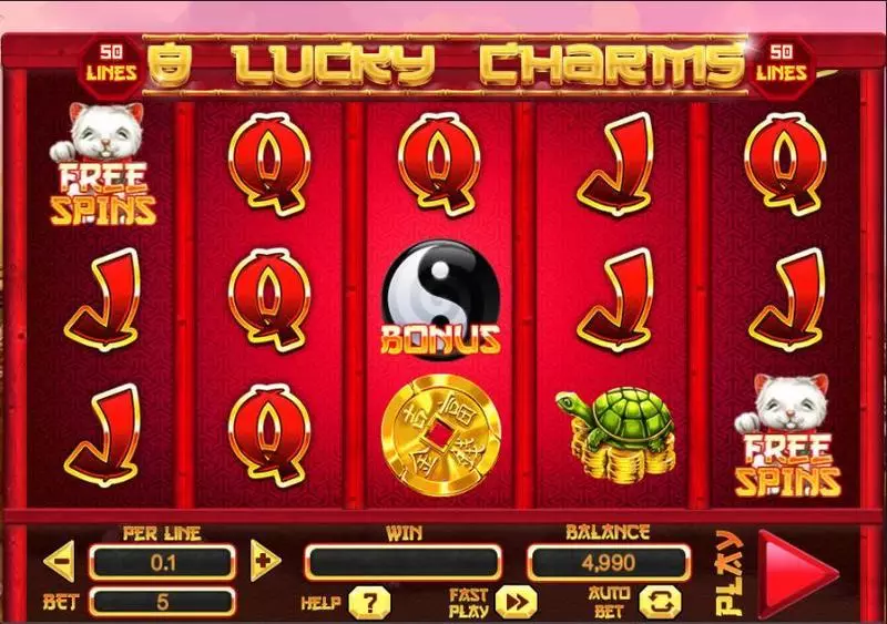 8 Lucky Charms slots Introduction Screen