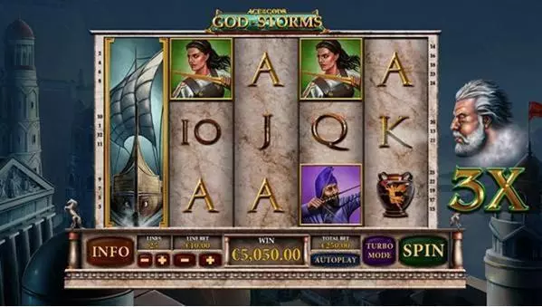 Age of the Gods - God of Storms slots Main Screen Reels