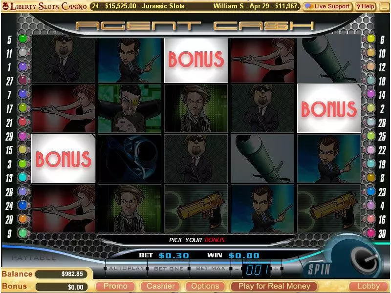 Agent Cash slots Bonus 1