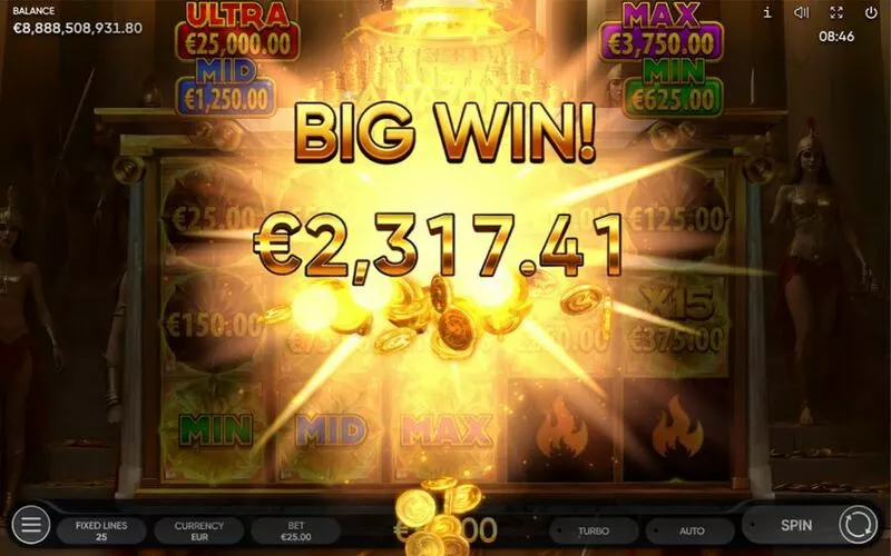 Amazons Riches slots Winning Screenshot