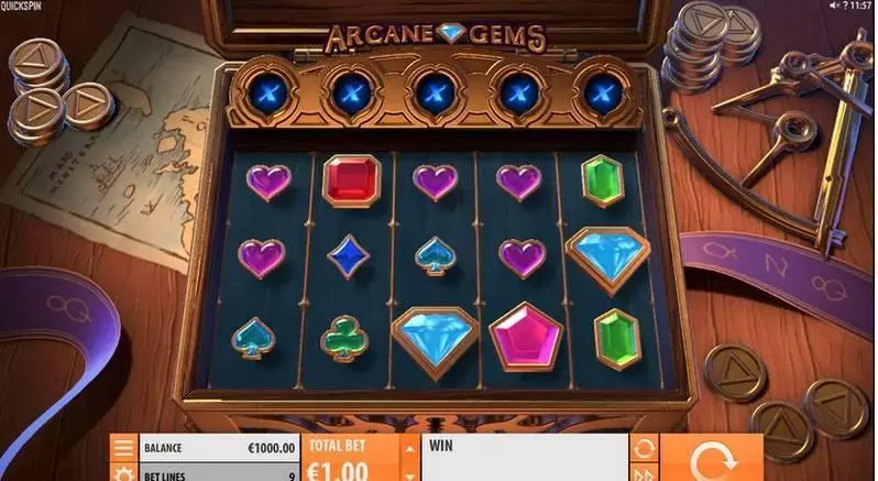 Arcane Gems slots Main Screen Reels