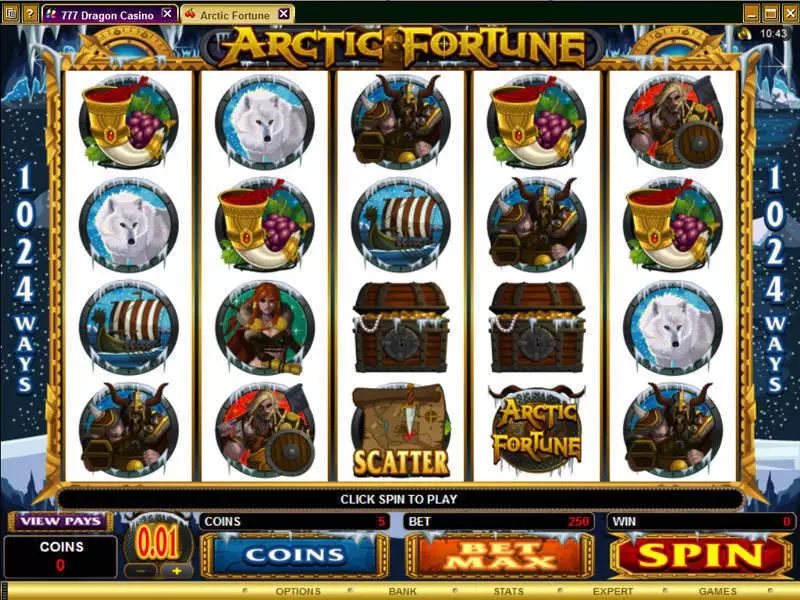 Arctic Fortune slots Main Screen Reels