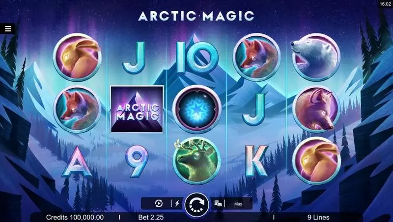 Arctic Magic slots Main Screen Reels