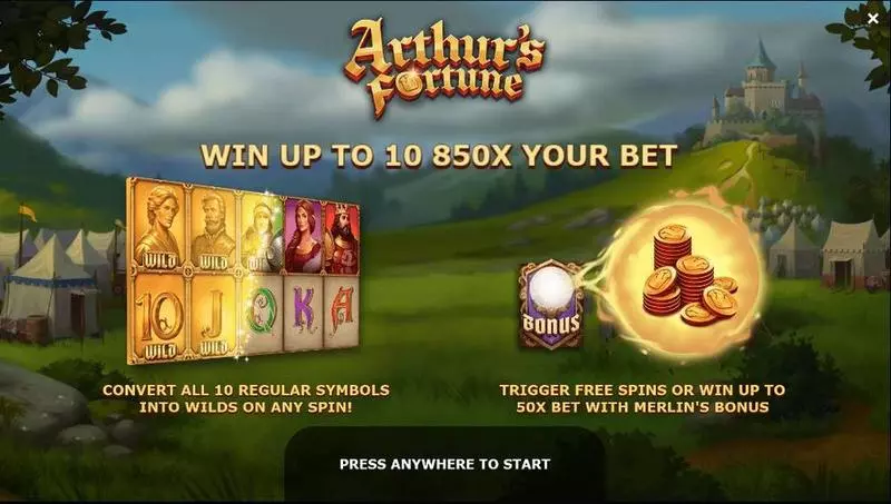 Arthur's Fortune slots Info and Rules