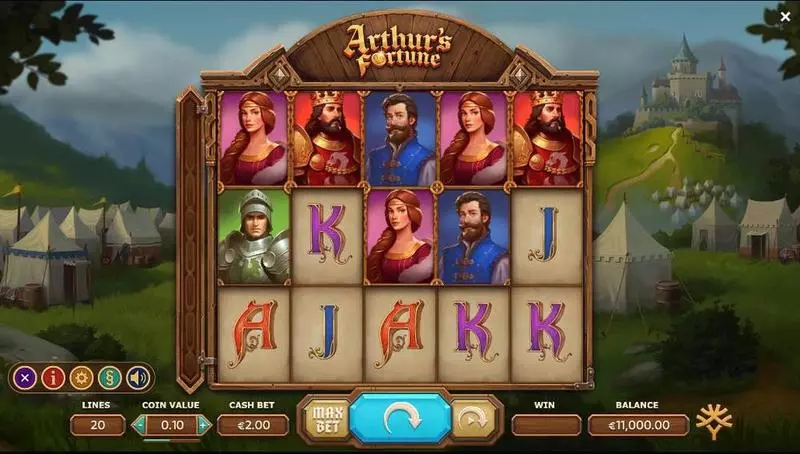 Arthur's Fortune slots Main Screen Reels