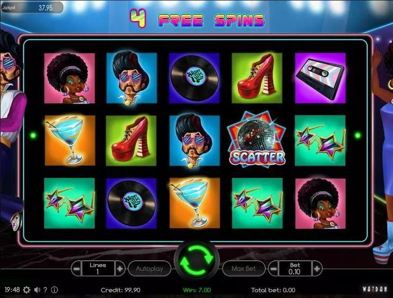 Back to the 70s slots Main Screen Reels