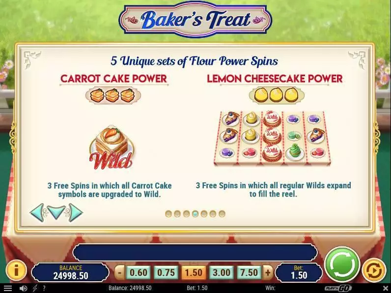 Baker's Treat slots Bonus 3