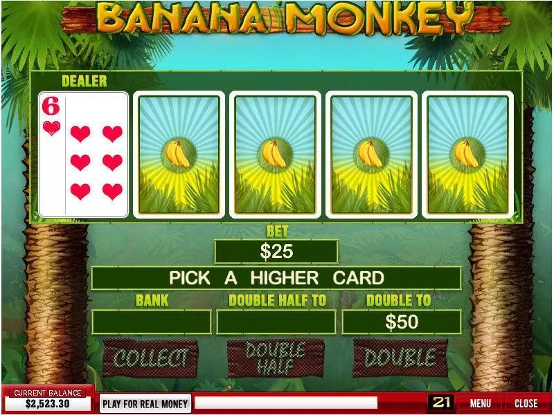 Banana Monkey slots Gamble Screen