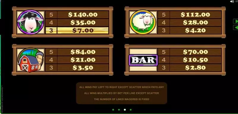 Bar Bar Black Sheep  slots Info and Rules