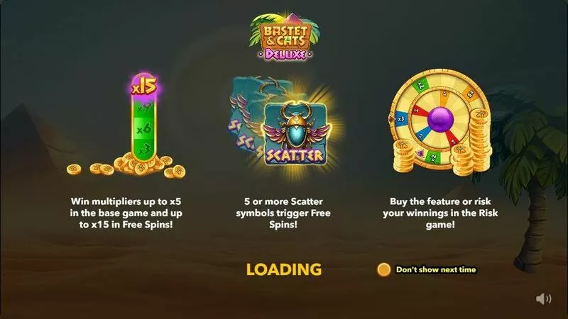 Bastet and Cats Deluxe slots Info and Rules