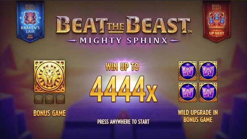 Beat the Beast: Mighty Sphinx slots Info and Rules