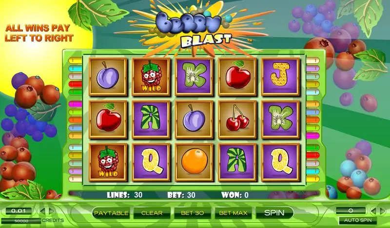 Berry Blast slots Main Screen Reels