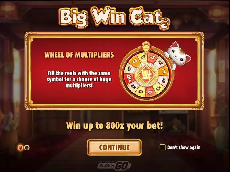 Big Win Cat  slots Wheel of prizes