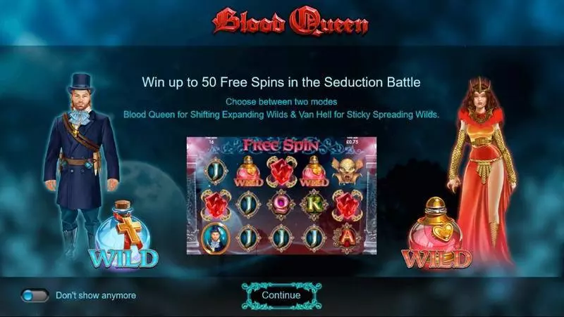 Blood Queen slots Info and Rules