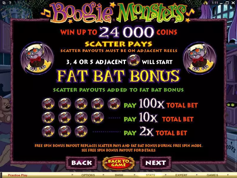 Boogie Monsters slots Info and Rules