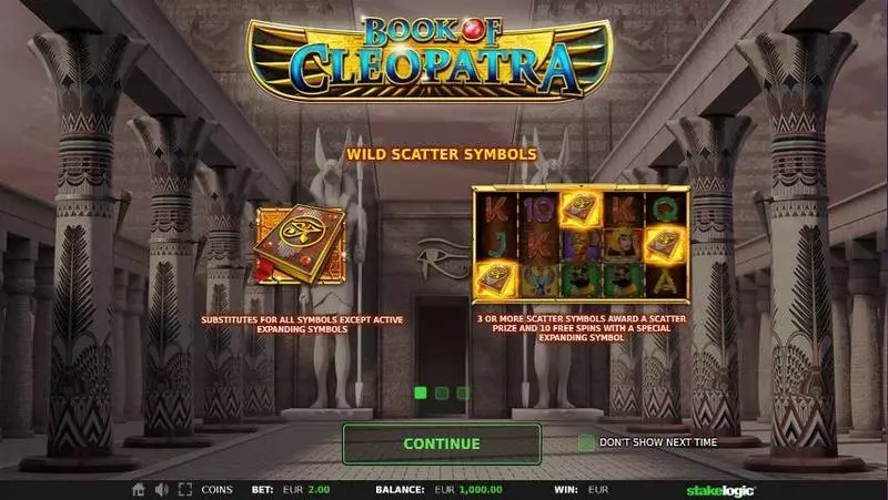Book of Cleopatra slots Info and Rules