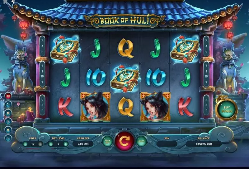 Book of Huli slots Main Screen Reels