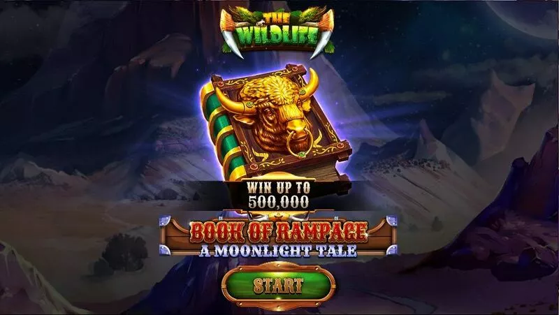 Book Of Rampage – A Moonlight Tale slots Introduction Screen