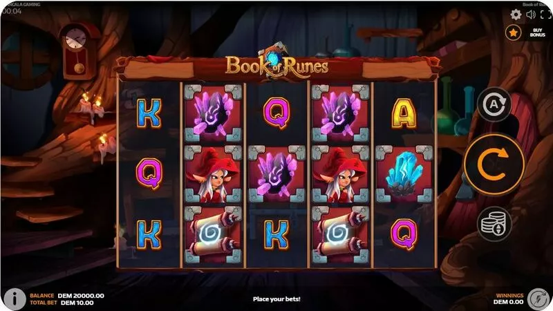 Book of Runes slots Main Screen Reels