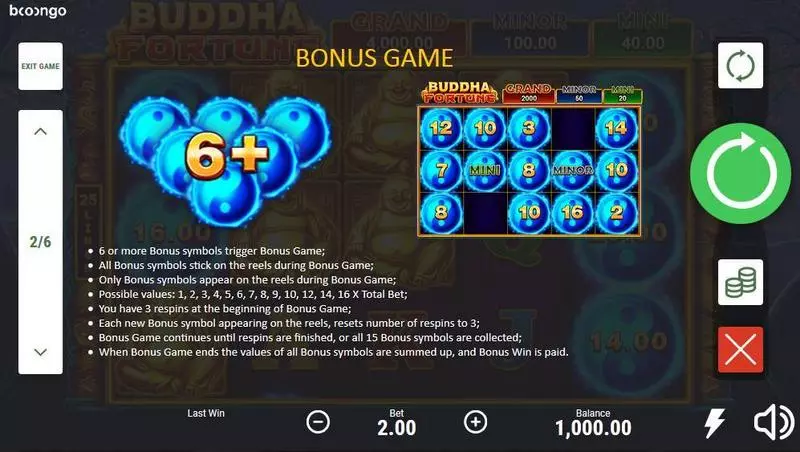 Buddha Fortune slots Bonus 1