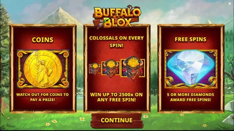 Buffalo Blox Gigablox slots Free Spins Feature