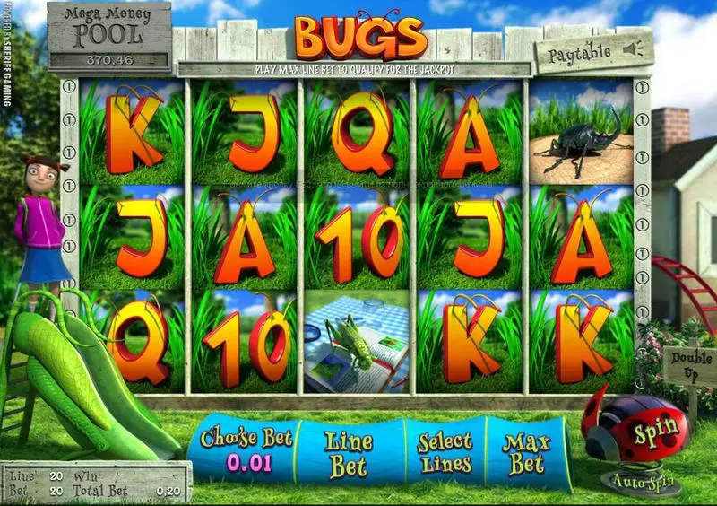 Bugs slots Main Screen Reels