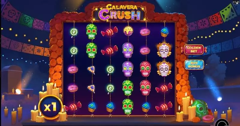 Calavera Crush slots Main Screen Reels