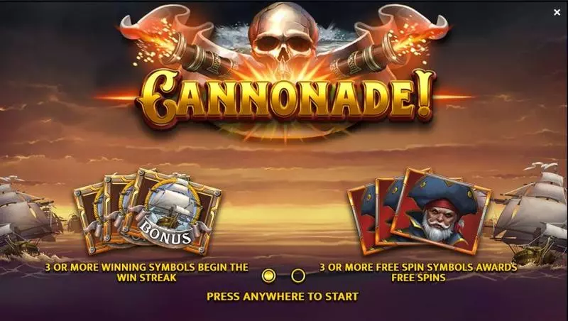 Cannonade! slots Info and Rules