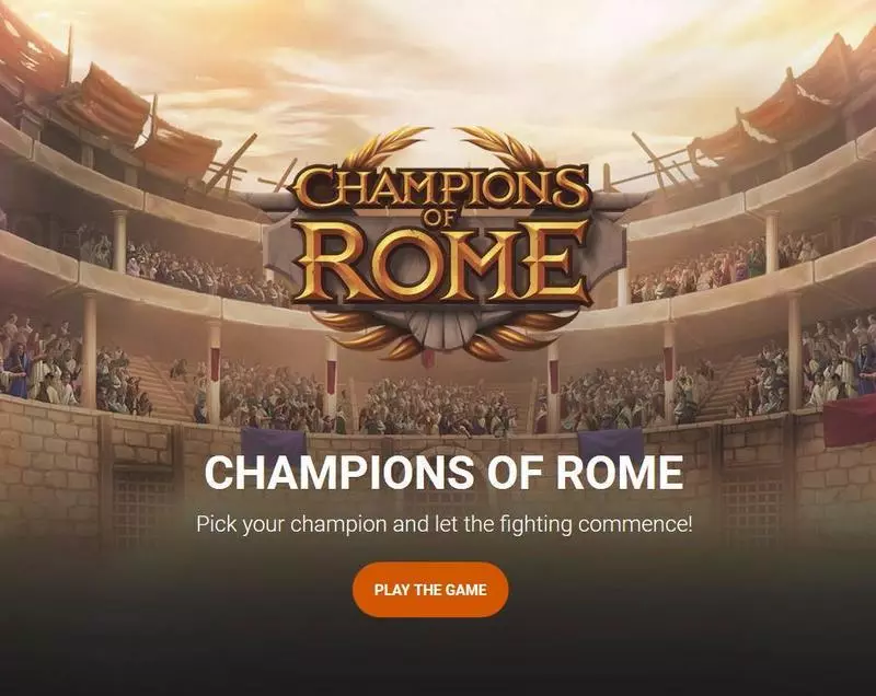 Champions of Rome slots Info and Rules