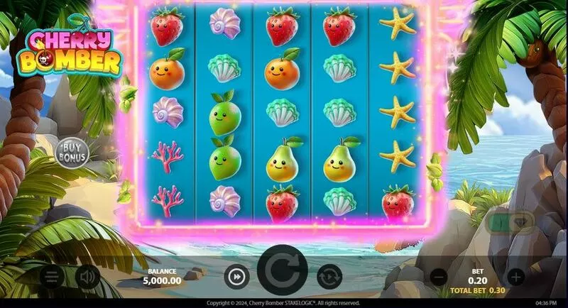Cherry Bomber slots Main Screen Reels