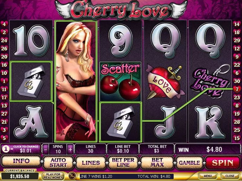 Cherry Love slots Bonus 1