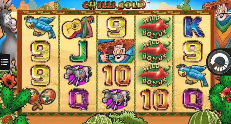 Chilly Gold slots Main Screen Reels