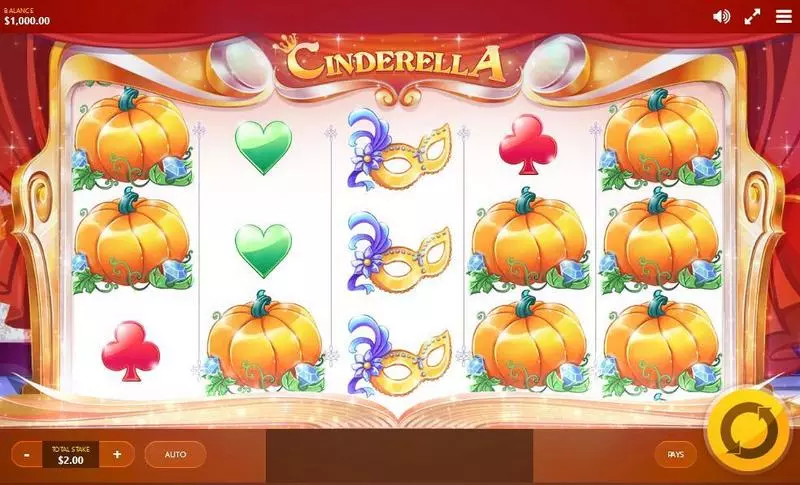 Cinderella slots Main Screen Reels
