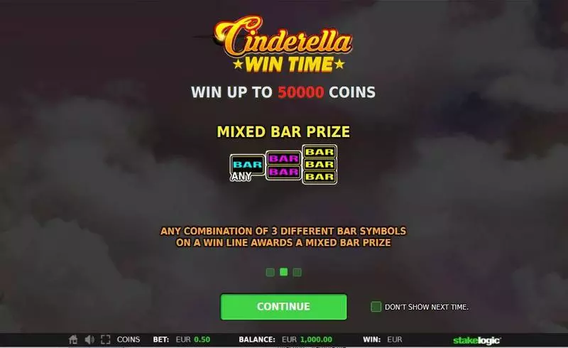 Cinderella Win Time slots Info and Rules
