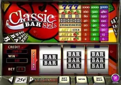 Classic Bar slots Main Screen Reels