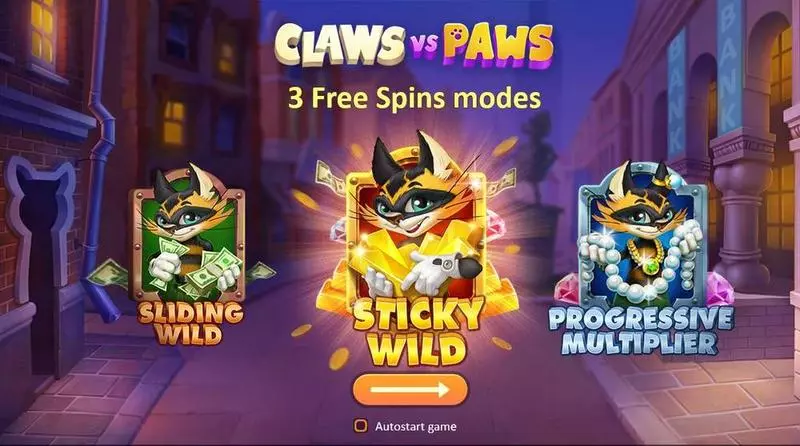 Claws vs Paws slots Bonus 3