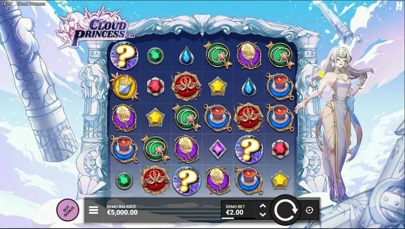 Cloud Princess slots Main Screen Reels