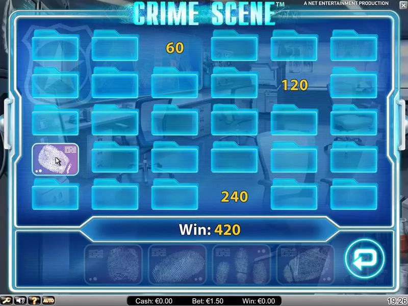 Crime Scene slots Bonus 1