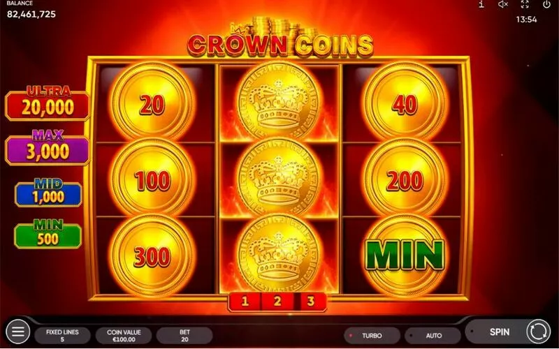 Crown Coins slots Info and Rules