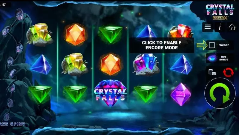 Crystal Falls Multimax slots 