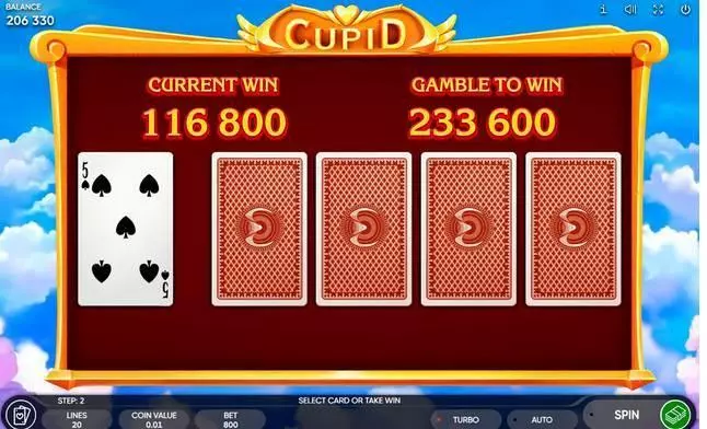 Cupid slots Winning Screenshot