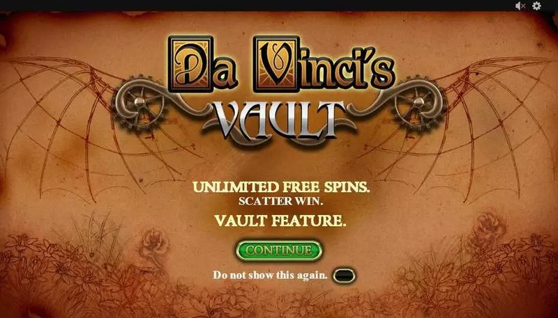 Da Vinci's Vault slots Info and Rules