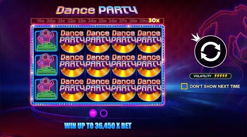 Dance Party slots Info and Rules