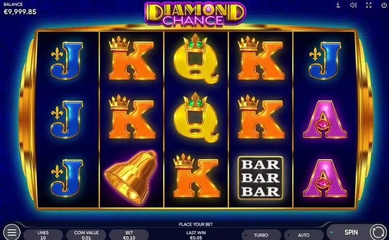 Diamond Chance slots Main Screen Reels