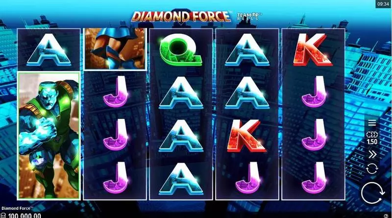 Diamond Force slots Main Screen Reels