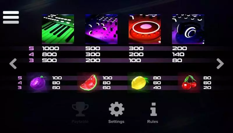 DJ Wild slots Info and Rules