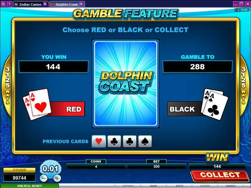 Dolphin Coast slots Gamble Screen